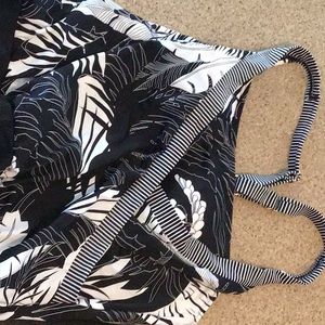 Tankini top with beach cover up